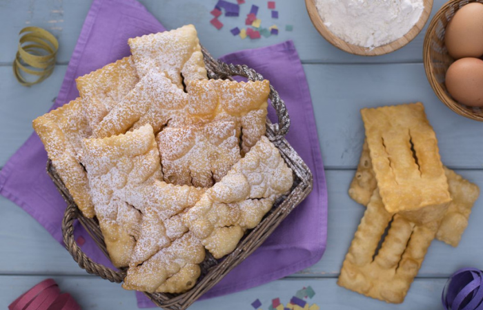 il docle tipico del carnevale: le chiacchiere